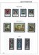 COLLECTION TIMBRES NOUVELLES MNH DE LIECHTENSTEIN ANNÉES 1975 À 2018 COMPLETES MONTÉE DANS 2 ARCHIVERS AVEC BANDES HAWID - Collections (en Albums)