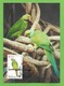Mauritius  2003 , Mauritius Parakeet / Mauritius-Sittich - WWF Official Maximum Card - 19.03.2003 - Maurice (1968-...)