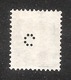 Perfin/perforé/lochung Switzerland No 103  1908-1933 - Hélvetie Assise Avec épée  C  Handelsbank (Banque Commerciale) - Perfins
