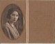 8221. Vintage Old  Photo Foto Con Custodia  Donna Woman Studio Massaglia Via Cernaia Torino   17x10 - Personnes Anonymes