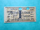 ANCIEN TICKET - Métropolitain - PARIS " I " (valable Pour 2 Voyages) 2° Classe - BE - Monde