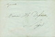 Lettre Du 5/9/1850 Envoyée Par Porteur De VERVIERS à LIEGE - Signé G. NAUTET Imprimeur à VERVIERS - Autres & Non Classés