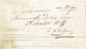 Lettre 16/10/1853 + Manuscrit "avec 21frs" Envoyée Par Le Messager PAQUAY De VIELSALM à LIEGE- Signé LAMBERTY à VIELSALM - Autres & Non Classés