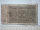 WWII WW2 2 DEUTSCHE RENTENMARK RENTENBANK MARK BANK BANKNOTE GERMANY CONCENTRATION CAMP KONZENTRATIONSLAGER KZ BERLIN - Sonstige & Ohne Zuordnung