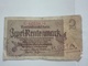 Delcampe - WWII WW2 2 DEUTSCHE RENTENMARK RENTENBANK MARK BANK BANKNOTE GERMANY CONCENTRATION CAMP KONZENTRATIONSLAGER KZ BERLIN - Andere & Zonder Classificatie