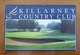 GOLF=SOUTH AFRICA=SCORE CARD=KILLARNEY COUNTRY CLUB=JOHANNESBURG=UNUSED=SAA=CITADEL=PEREGRINE GROUP=NICE CARD!!!! - Apparel, Souvenirs & Other