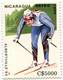 Lote 1989-2, Nicaragua, 1989, Sello, Stamp, 7 V, Juegos Olimpicos, Winter Olympics, Albertville - Nicaragua