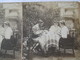 Photographie Stéréoscopique Anonyme - Repas De Famille Dans Jardin -  Août 1907 - TBE - Stereoscopic