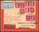 Lettre Aérogrammes. 1er Courrier Postal Aérien Latécoère Toulouse Buenos-Aires 2 Mars 1928. Enveloppe Afft 191 + 196(6)  - First Flight Covers