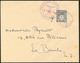 Lettre No 15 (5f Arc De Triomphe, Mi. # 15), Obl Censure 24 Mars 45 Sur Enveloppe Pour La Baule. - TB. - RR (tirage 35, - War Stamps