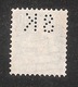 Perfin/perforé/lochung Switzerland No 169 1921-1924 - Hélvetie Assise Avec épée SK  Schweizerische Kreditanstalt - Perforadas