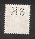 Perfin/perforé/lochung Switzerland No 169 1921-1924 - Hélvetie Assise Avec épée SK  Schweizerische Kreditanstalt - Gezähnt (perforiert)