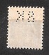 Perfin/perforé/lochung Switzerland No 169 1921-1924 - Hélvetie Assise Avec épée SK  Schweizerische Kreditanstalt - Perforadas