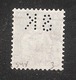 Perfin/perforé/lochung Switzerland No 169 1921-1924 - Hélvetie Assise Avec épée SK  Schweizerische Kreditanstalt - Perforadas