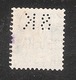 Perfin/perforé/lochung Switzerland No 169 1921-1924 - Hélvetie Assise Avec épée SK  Schweizerische Kreditanstalt - Perfins