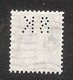 Perfin/perforé/lochung Switzerland No 169 1921-1924 - Hélvetie Assise Avec épée SK  Schweizerische Kreditanstalt - Perfins