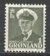 Greenland 1950. Scott #28 (U) King Frederik IX - Oblitérés