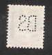 Perfin/perforé/lochung Switzerland No 169 1921-1924 - Hélvetie Assise Avec épée BS  Societe De Banque Suisse Genève - Perforadas