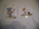 LOT DE  2  ILLUSTRATIONS..JEUNES ENFANTS ET ANIMAUX...SIGNE GIORDANO - Andere & Zonder Classificatie