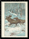 Delcampe - Set Of 6 German Poster Stamp Reklamemarke Vignette Erinnofili Publicité DEER, HIRSCH, CERVO, CERF, Set 2 - Very Rare ! - Erinnophilie