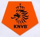 FOOTBALL / SOCCER / FUTBOL - KNVB NETHERLANDS, FEDERATION, ASSOCIATION, Sticker, Autocollant, Dimen: 9x9cm - Altri & Non Classificati