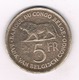 5 FRANC 1937  BELGISCH CONGO /0393/ - 1934-1945: Leopold III