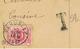 Zeer Mooie Kaart Van Fontaine De Brouckère 1901 Met Strafportzegels - Other & Unclassified
