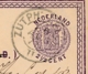 Nederland - 1872 - Kleinrond ZUTPH:-LEEUW Op Briefkaart Naar KR Groningen - Poststempels/ Marcofilie