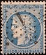 FRANCE Y&T N°60A Cérès 25c Bleu. Oblitéré étoile De Paris N°1 - 1871-1875 Ceres