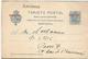 ESPAÑA ENTERO POSTAL II REPUBLICA ALFONSO XIII SOBRECARGADA A PARIS - 1931-....