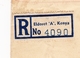 Registered Letter 1957 Eldoret Kenya Nairobi Luzern Switzerland Suisse Barclays Bank Banque - Kenya & Uganda