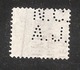 Perfin/perforé/lochung Switzerland No 169 1921-1924 - Hélvetie Assise Avec épée N.C.  A.J.  Naville & Cie Ag. De Journau - Perforadas