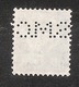 Perfin/perforé/lochung Switzerland No 169 1921-1924 - Hélvetie Assise Avec épée  S.M.C.  Societe Marseillaise De Credit - Perforés