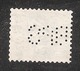 Perfin/perforé/lochung Switzerland No 169 1921-1924 - Hélvetie Assise Avec épée  BPS  Banque Populaire Suisse - Perforés