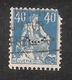 Perfin/perforé/lochung Switzerland No 169 1921-1924 - Hélvetie Assise Avec épée  Symbol  Flexion  Bankhaus Blankart & Co - Perforadas