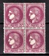 FRANCE 1938 - BLOC DE 4 TP / Y.T. N° 376  - NEUFS** - Neufs