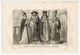 Italy Pope Pontiff Cardinal Priest Fashion Costume Clothing Antique Engraving 1859 - Estampes & Gravures