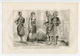 Greece Mercenary Greek Fashion Costume Clothing Antique Engraving 1859 - Estampes & Gravures