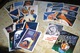 Delcampe - Set Of 22 Postcards Of The USSR Period Devoted To Space Flights, Gagarin, Rocket, Propaganda Of The CPSU - Astronomy