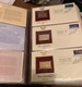 HUGE ALBUM FF USA 22 KARAT GOLD STAMP ON STAMP REPLICAS ON FIRST DAY COVERS 49 COVERS SEE ALL PHOTOS - Covers & Documents