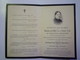 FAIRE-PART De Décès De  Mme Des PREZ De La  VILLE TUAL  Décédée à La Ville Tual En Illifaut  (22)  1911    - Obituary Notices