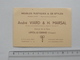 LIFFOL-LE-GRAND (88): Publicité Ancienne Carte De Visite MEUBLES RUSTIQUES & DE STYLES - VIARD & MARSAL - Publicités