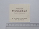 REIMS (51): Publicité Ancienne Carte De Visite Restaurant CINNAMOME - Rue CHANZY - Publicités