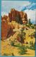 QUEEN'S CASTLE (animation) - BRYCE CANYON NATIONAL PARK - Utah - Circulé 1957 - Bryce Canyon