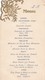 37 SAINT PIERRE DES CORPS. MENU. DINER DU 1er OCTOBRE 1929 . LEVASSEUR TRAITEUR 15 AVENUE DU CANAL - Menus