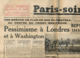 PARIS-SOIR, N° 453, Samedi 11 Octobre 1941, Front Soviétique, Etreinte Allemande, Briansk, Viazma, Mer D'Azov, Lac Tana - Autres & Non Classés