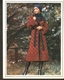 K. USSR Soviet Russia 1979 Women Fashion Coat Pattern With Needles On The Backside Size 6"x7" - Fashion