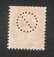 Perfin/perforé/lochung Switzerland No YT165 1918 Hélvetie Assise Avec épée  SYMBOL O WITH / INSIDE - Perforadas