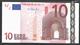 Greece  "Y" 10  EURO GEM UNC! Draghi Signature!!  "Y"   Printer  N037C4 ! - 10 Euro