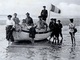 CPA 62 HARDELOT-PLAGE - "L'Atterrissage" - Retour De Promenade En Mer * Scène De Plage - Andere & Zonder Classificatie